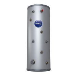 UK Cylinders  FlowCyl 120L Heat Pump Slimline Unvented Hot Water Cylinder - FCHPS3120