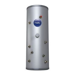 UK Cylinders  FlowCyl 250L Twin Coil Solar Unvented Hot Water Cylinder - FCSIN0250