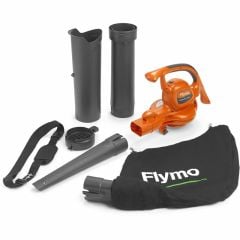 Flymo PowerVac 3000 Electric Leaf Blower & Vacuum - Orange - 967658101