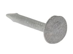 Forgefix Clout Nail Extra Large Head Galvanised 25mm Bag Weight 2.5kg - FORELH25GB21