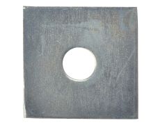 Forgefix Square Plate Washer ZP 50 x 50 x 12mm Bag 10 - FORSQPL5012M