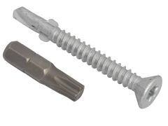 Forgefix TechFast Roofing Screw Timber - Steel Light Section 4.8 x 38mm Pack 100 - FORTFCL4838