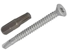 Forgefix TechFast Roofing Screw Timber - Steel Light Section 5.5 x 60mm Pack 100 - FORTFCL5560