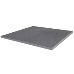 Merlyn Truestone Square Shower Tray with Integrated Waste - Fossil Grey - 900 x 900mm - T90RTF