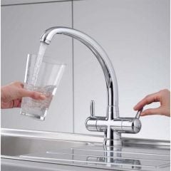 Franke Zurich Kitchen Mixer Tap - Decor Steel - 115.0061.579