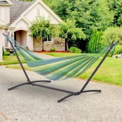 Outsunny Adjustable Hammock Stand - Black - 84A-081