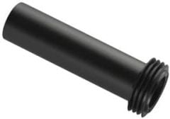 Geberit Connector For WC Flush Pipe 18.5cm C/W Collar - Black -152.434.16.1