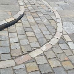 Global Stone Pathway Setts Single Size 500 Pack 150x150x25-40mm Monsoon MNSS1515