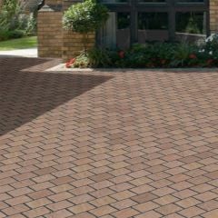 Global Stone Pathway Setts Single Size 500 Pack 150x150mm Modak Rose MRSS1515