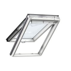 Velux Top-Hung Roof Window with Laminated Glazing - White Painted 55 x 118cm - GPL CK06 2070