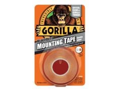 Gorilla Glue Gorilla Heavy-Duty Double Sided Clear Mounting Tape 25.4mm x 1.52m - GRGGTHDDSMT