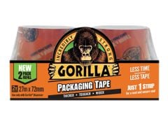 Gorilla Glue Gorilla Packaging Tape 72mm x 27m Refill Pack of 2 - GRGPKTAPE27