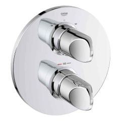 Grohe Veris Thermostat With Integrated 2 Way Diverter - Chrome - 19364000