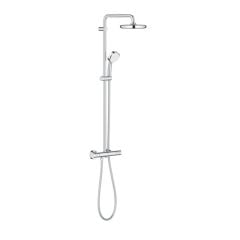 Grohe Tempesta Cosmopolitan 210 Shower Mixer System & Thermostat - Chrome - 27922001