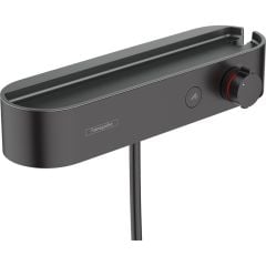 hansgrohe Showertablet Select Thermostatic Shower Valve 400 For Exposed Installation - Matt Black - 24360670