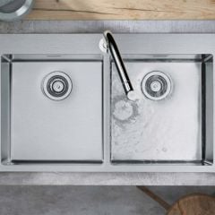 hansgrohe S712-F765 Inset Kitchen Sink 370/370 - Stainless Steel - 43311800