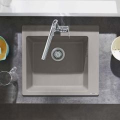 hansgrohe S510-F450 Inset Kitchen Sink 450 - Concrete Grey - 43312380