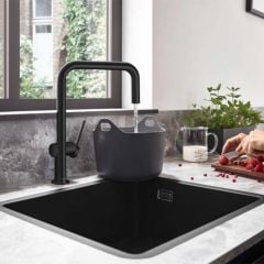 hansgrohe S510-U450 Undermount Kitchen Sink 450 - Stone Grey - 43431290