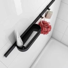 hansgrohe WallStoris Wide Towel Hook - Matt Black - 27914670 Lifestyle