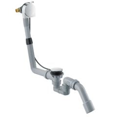 Hansgrohe Exafill S Complete Set Bath Filler, Waste And Overflow Set For Standard Bathtubs -  Chrome - 58113000