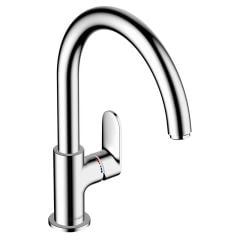 hansgrohe Vernis Blend M35 Single Lever Kitchen Mixer Tap 210 with Swivel Spout - Chrome - 71870000