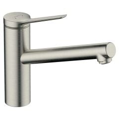 hansgrohe Zesis M33 Single Lever Kitchen Mixer Tap 150 1Jet - Stainless Steel - 74802800