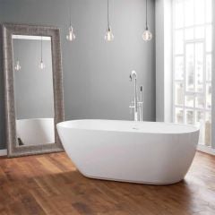 April Harrogate 1700mm x 750mm Freestanding Bath No Tap Holes - 74001-1700D