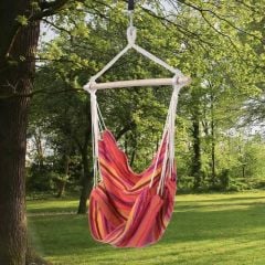 Outsunny Cotton Hanging Rope Hammock Chair - Multi-Colour - 84A-017YL