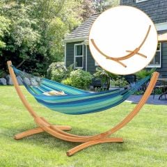 Outsunny Wooden Hammock Universal Fit Stand - Natural - 84A-157