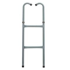 HOMCOM Trampoline Galvanized 6/10ft Ladder - Grey - 120307-005