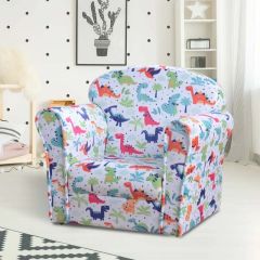 HOMCOM Dinosaur Pattern Kids Sofa - Multi-Colour - 310-026V70MX