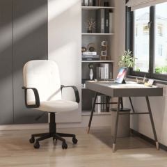 HOMCOM Executive Office Chair - Cream - 5550-3478CW