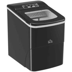 HOMCOM 12kg Portable Countertop Ice Maker Machine - Black - 800-063V70