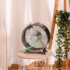 HOMCOM 26cm 2-Speed Electric Table Desk Fan - Black - 824-020BK