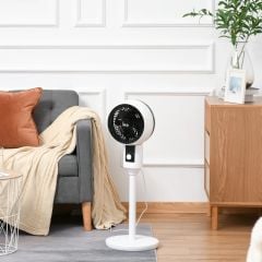 HOMCOM 32" Air Circulator Fan 3 Speed - Black and White - 824-025