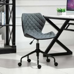 HOMCOM Office Chair - Grey - 833-889V70GY