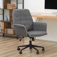 HOMCOM Office Chair - Grey - 921-103