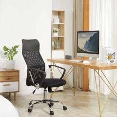 HOMCOM Office Chair - Black - 921-394V70BK
