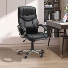 HOMCOM Executive Office Chair - Black - 921-617V70BK
