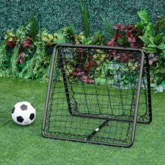 HOMCOM Rebounder Net Double Sided With PE Mesh - Black - A90-222