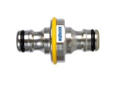Hozelock 2044 Pro Metal Double Male Connector 12.5mm (1/2in) - HOZ2044