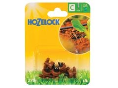 Hozelock In Line Pressure Dripper 4mm (5 Pack) - HOZ2784