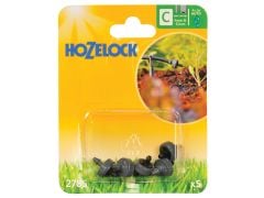 Hozelock End Line Pressure Dripper 4mm/13mm (5 Pack) - HOZ2785