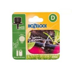 Hozelock End of Line Adjustable Mini Sprinkler 4/13mm (Pack of 12) - HOZ27870012
