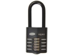 Henry Squire CP60/2.5 Combination Padlock 5-Wheel 60mm Extra Long Shackle 63mm - HSQCP6025
