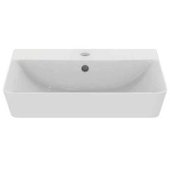 Ideal Standard Retail Connect Air 500mm Semi Recessed Basin 1 Tap Hole - White - E030801