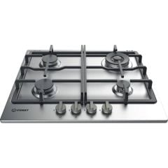 Indesit THP 641 W/IX/I 60cm Gas Hob - Stainless Steel - LIN3703