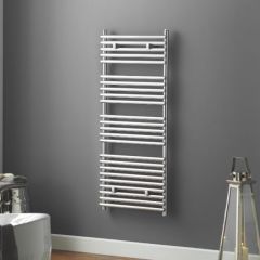 Towelrads Iridio Straight Hot Water Towel Rail 1500mm x 500mm - White - 120963 - lifestyle