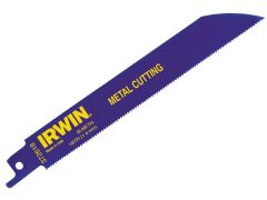 IRWIN 614R 150mm Bi-Metal Sabre Saw Blades Metal Pack of 25 - IRW10504143