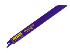 IRWIN Sabre Saw Blade 810R 200mm Metal & Wood Cutting Pack of 2 - IRW10506428